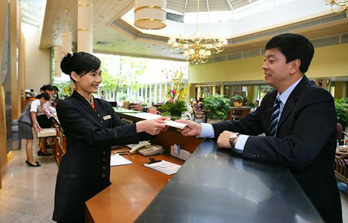 酒店客人入住问候短信